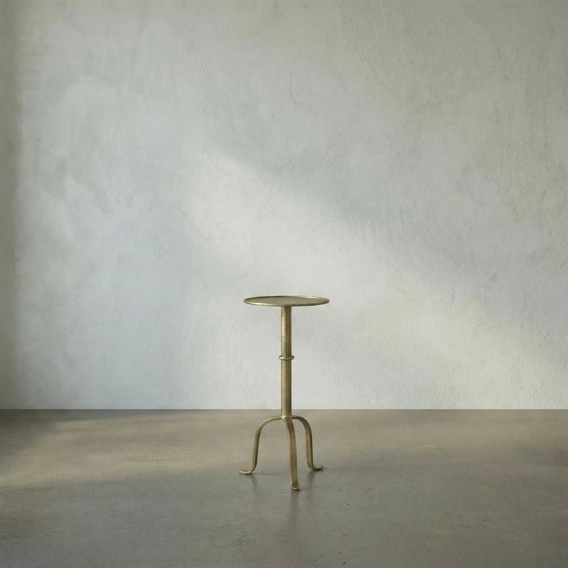 Tini Side Table by Noir. Made from metal in a transitional style.