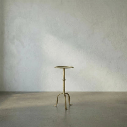 Tini Side Table by Noir. Made from metal in a transitional style.