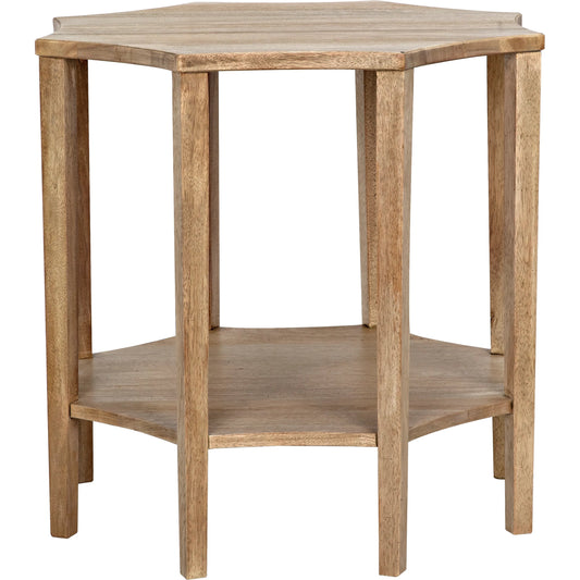 Ariana Side Table by Noir. Made from walnut in a transitional style.