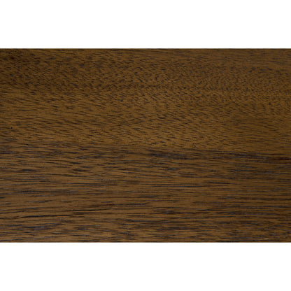 Fatima Side Table by Noir in dark walnut. Made from walnut in a transitional style.