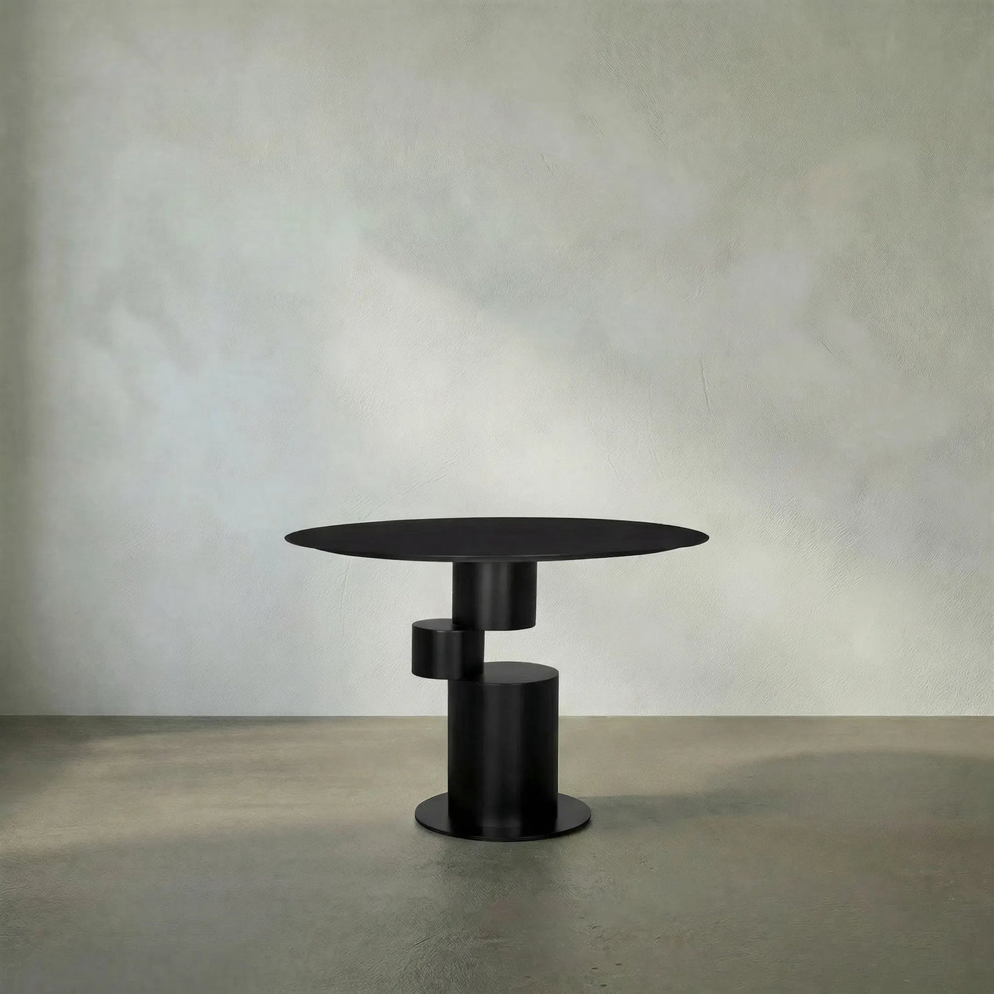 005 SI-2326257 | Lifestyle | Nola Metal Table by Noir in matte black. Made from industrial steel in a modern style.