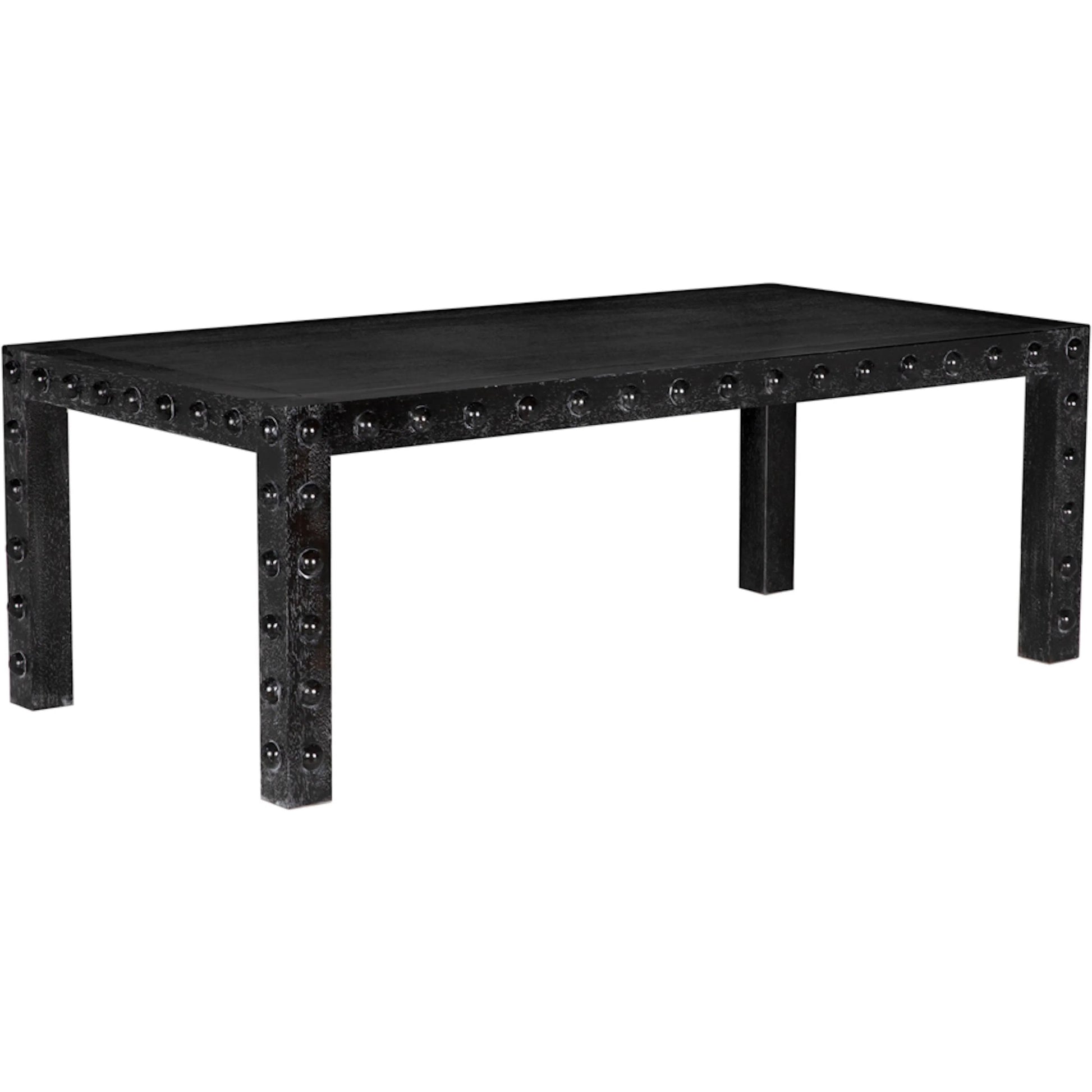 Didier Dining Table by Noir in black walnut. Made from walnut in a unique style.