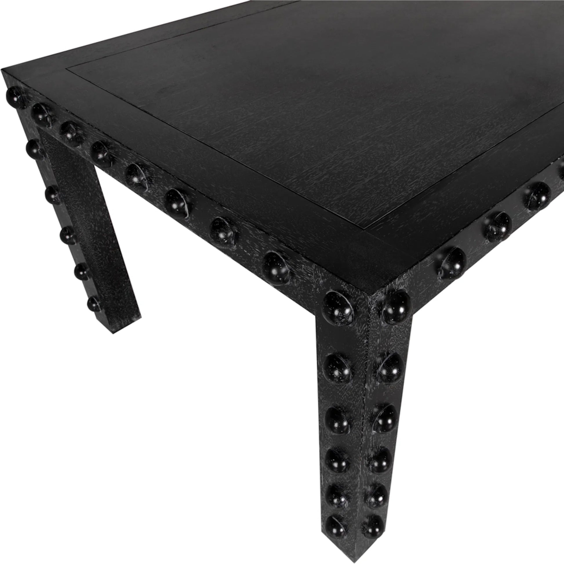 Didier Dining Table by Noir in black walnut. Made from walnut in a unique style.