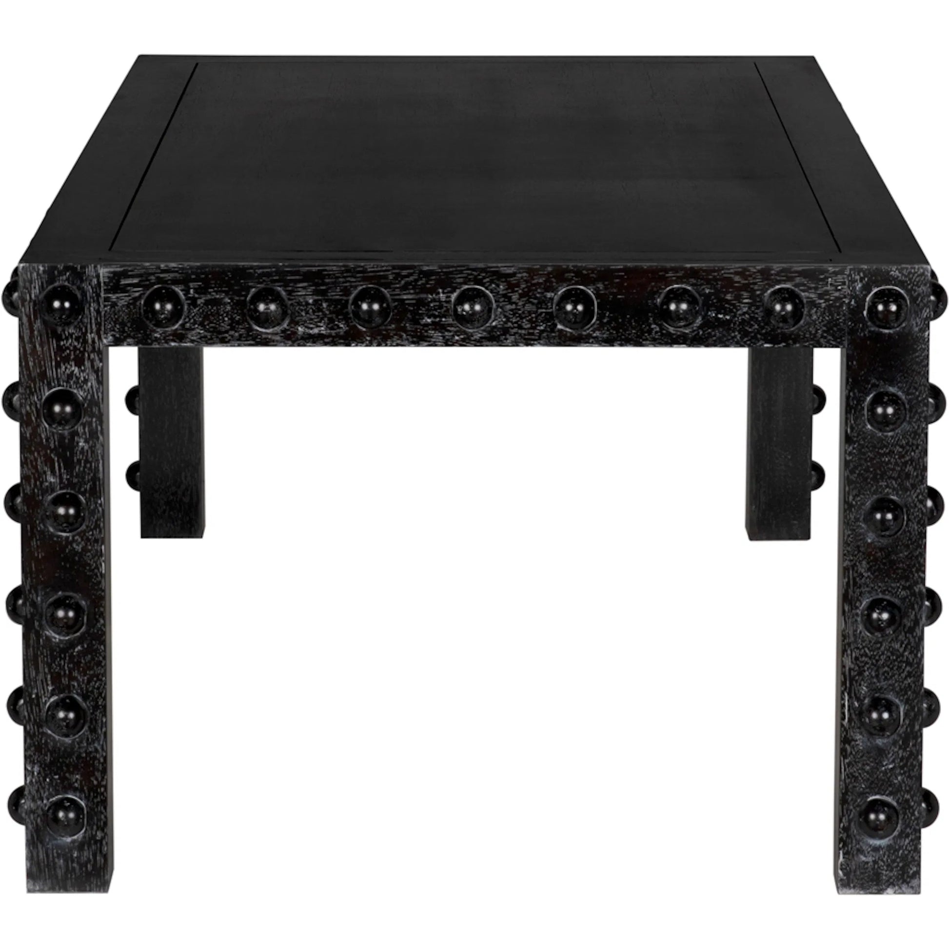 Didier Dining Table by Noir in black walnut. Made from walnut in a unique style.
