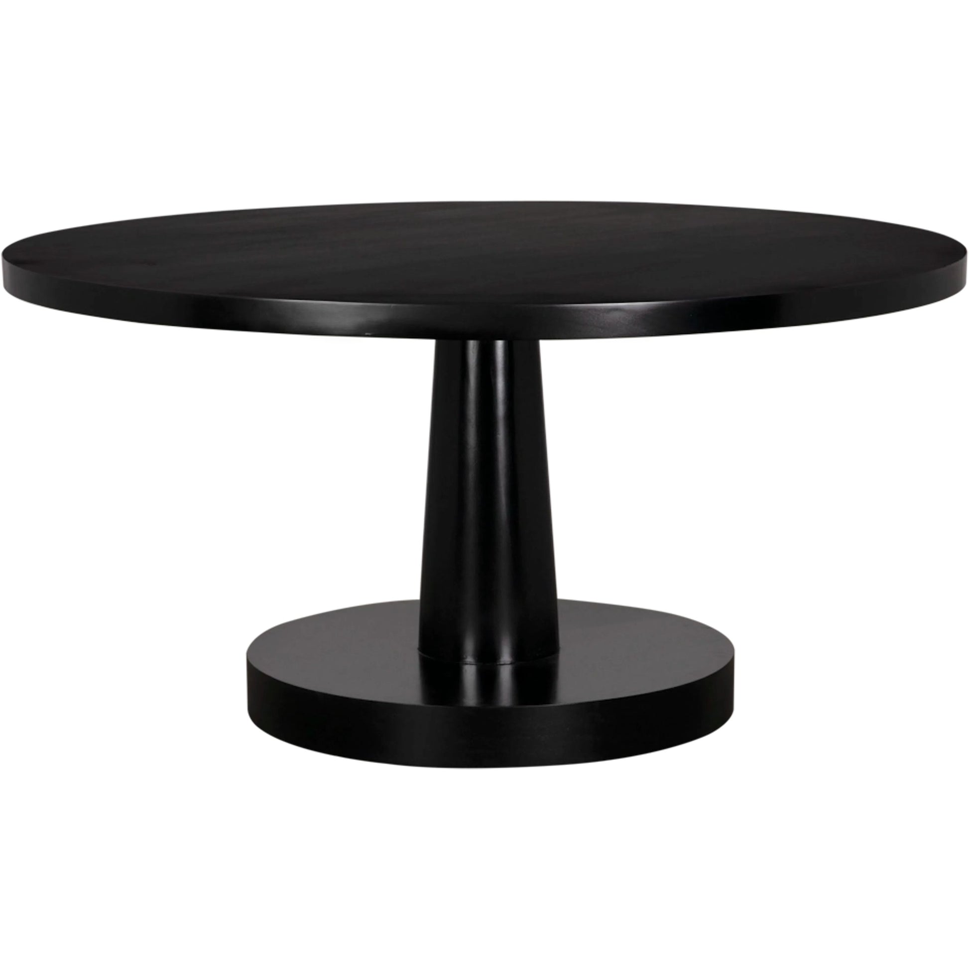 Stella Table by Noir in hand rubbed black. Made from mahogany, veneer in a modern style.