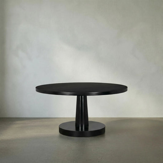 Stella Table by Noir in hand rubbed black. Made from mahogany, veneer in a modern style.
