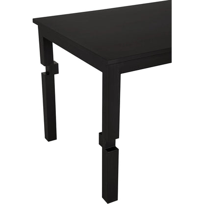 Tetris Dining Table by Noir in matte black. Made from iron in a modern style.