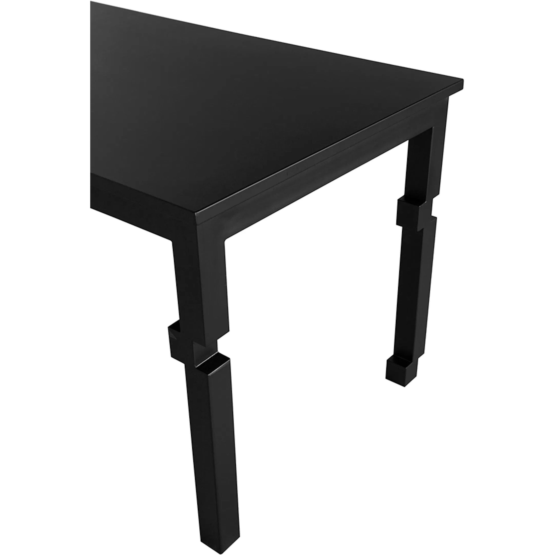 Tetris Dining Table by Noir in matte black. Made from iron in a modern style.
