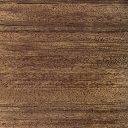 Boylen Dining Table by Noir in dark walnut. Made from iron, solid walnut in a modern style.