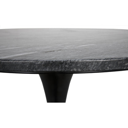 Laredo Bistro Table by Noir in metal, marble. Made from metal, marble in a modern style.