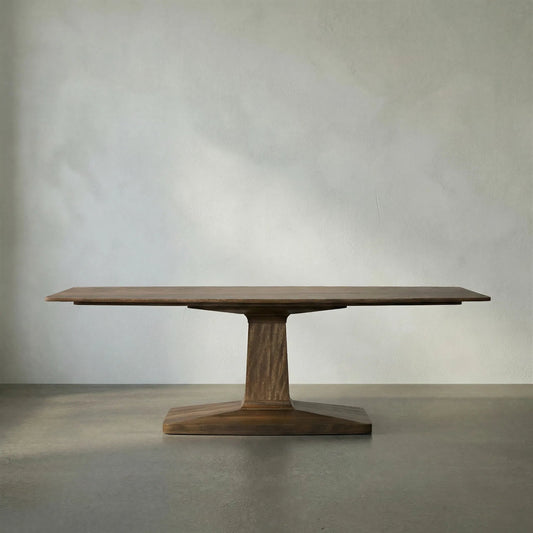 Travis Table by Noir. Made from walnut in a modern style.