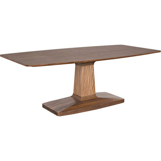 Travis Table by Noir. Made from walnut in a modern style.