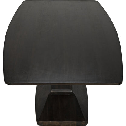 Travis Table by Noir. Made from walnut in a modern style.