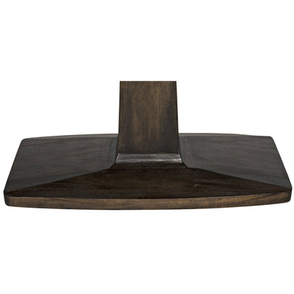 Travis Table by Noir. Made from walnut in a modern style.