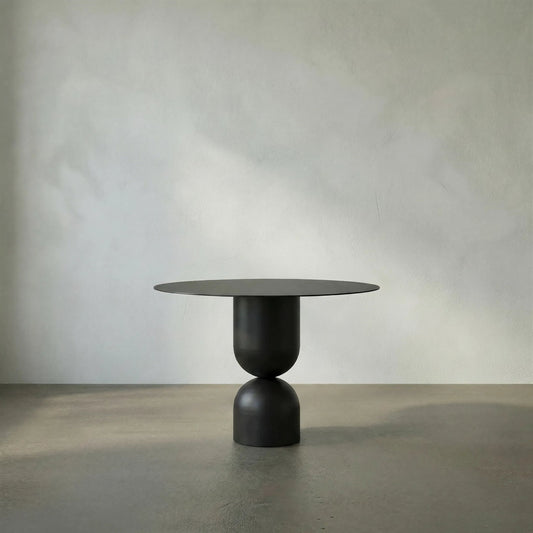 Wanda Dining Table by Noir in black metal. Made from metal in a modern style.