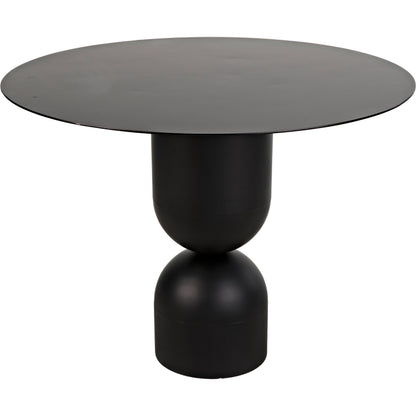 Wanda Dining Table by Noir in black metal. Made from metal in a modern style.