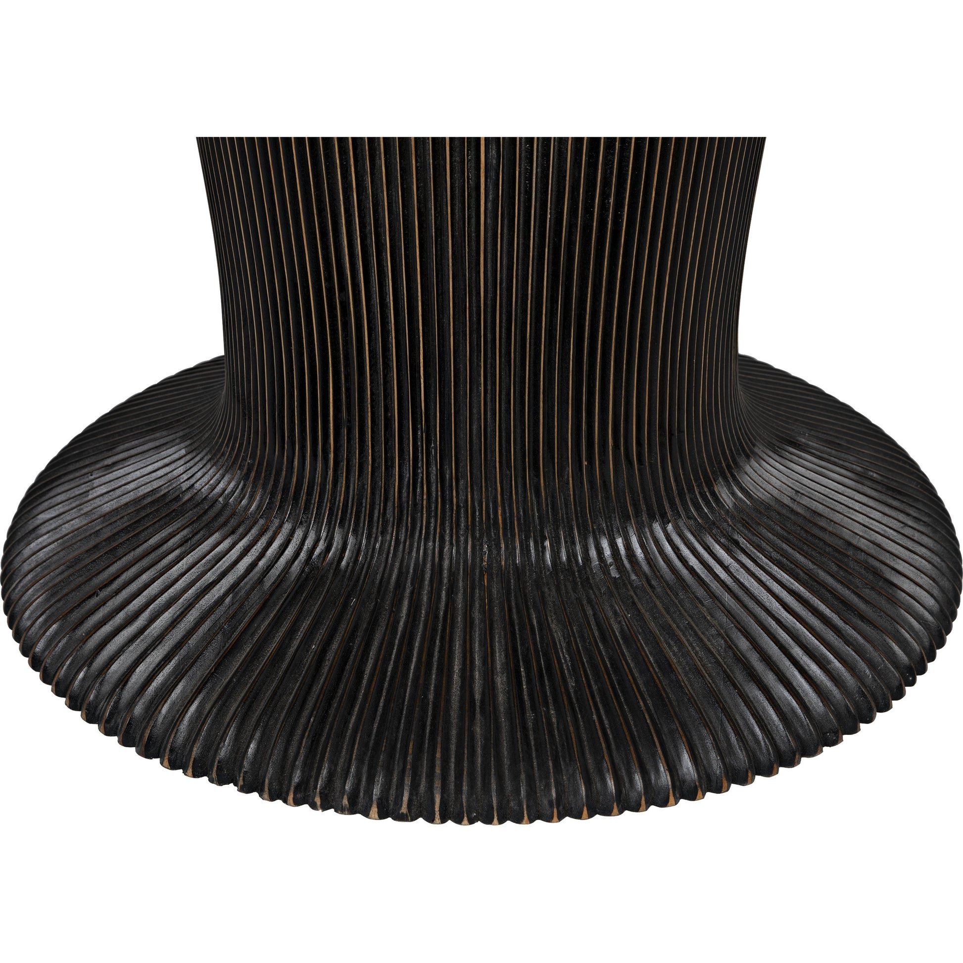 Portobello Dining Table by Noir in hand rubbed black. Made from mahogany in a eclectic & global style.