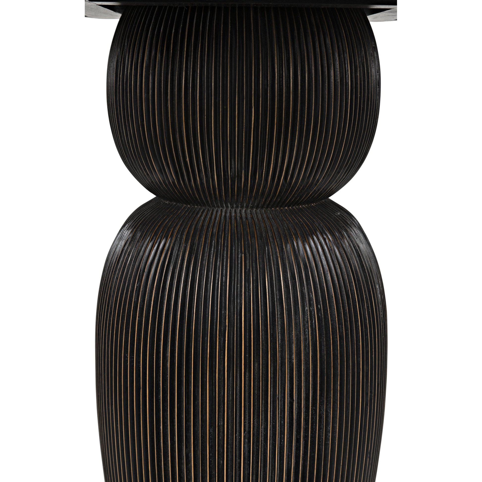 Portobello Dining Table by Noir in hand rubbed black. Made from mahogany in a eclectic & global style.