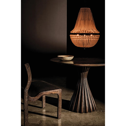 Osiris Dining Table by Noir in pale. Made from mahogany and veneer in a modern style.