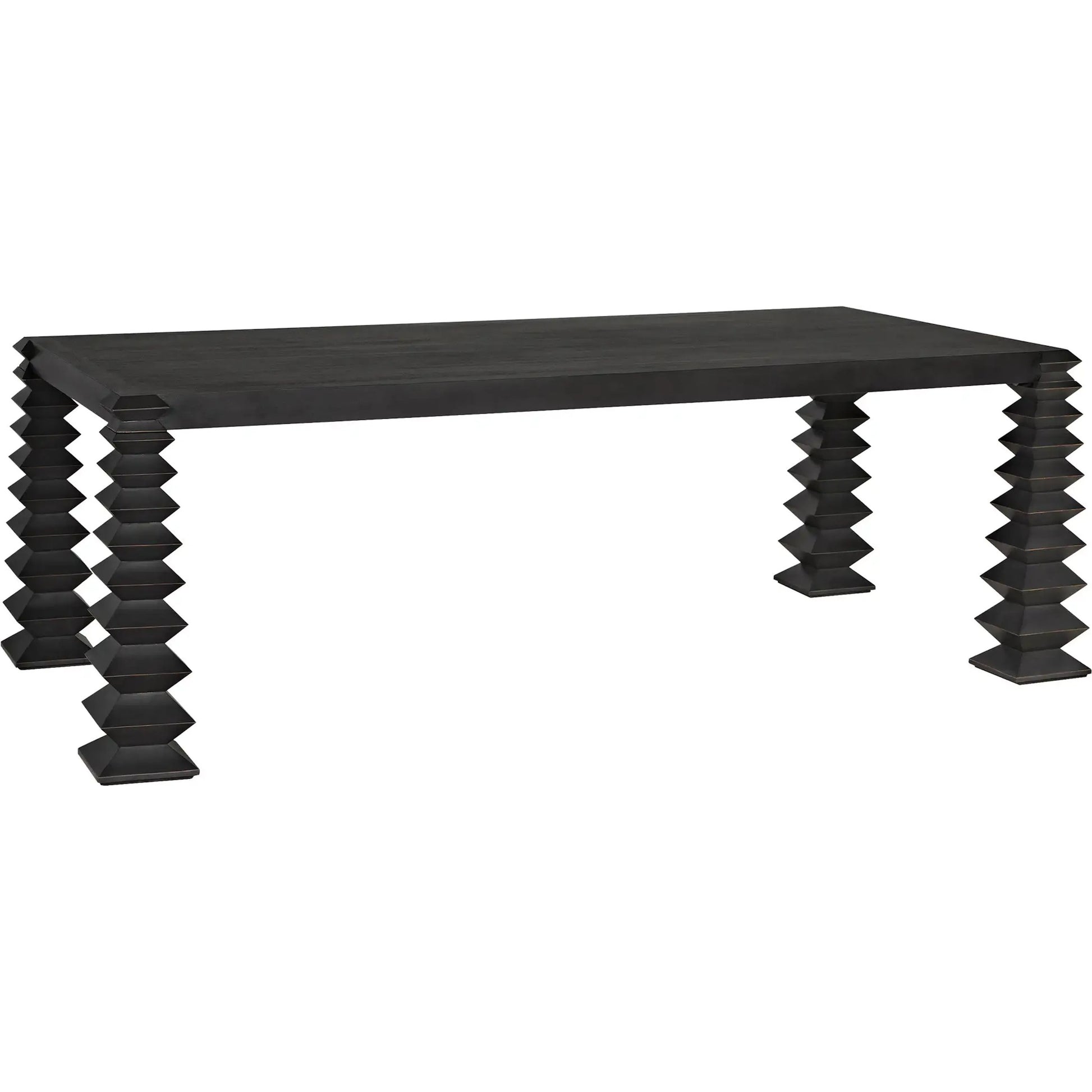 Brancusi Table by Noir in pale. Made from mahogany and veneer in a modern style.