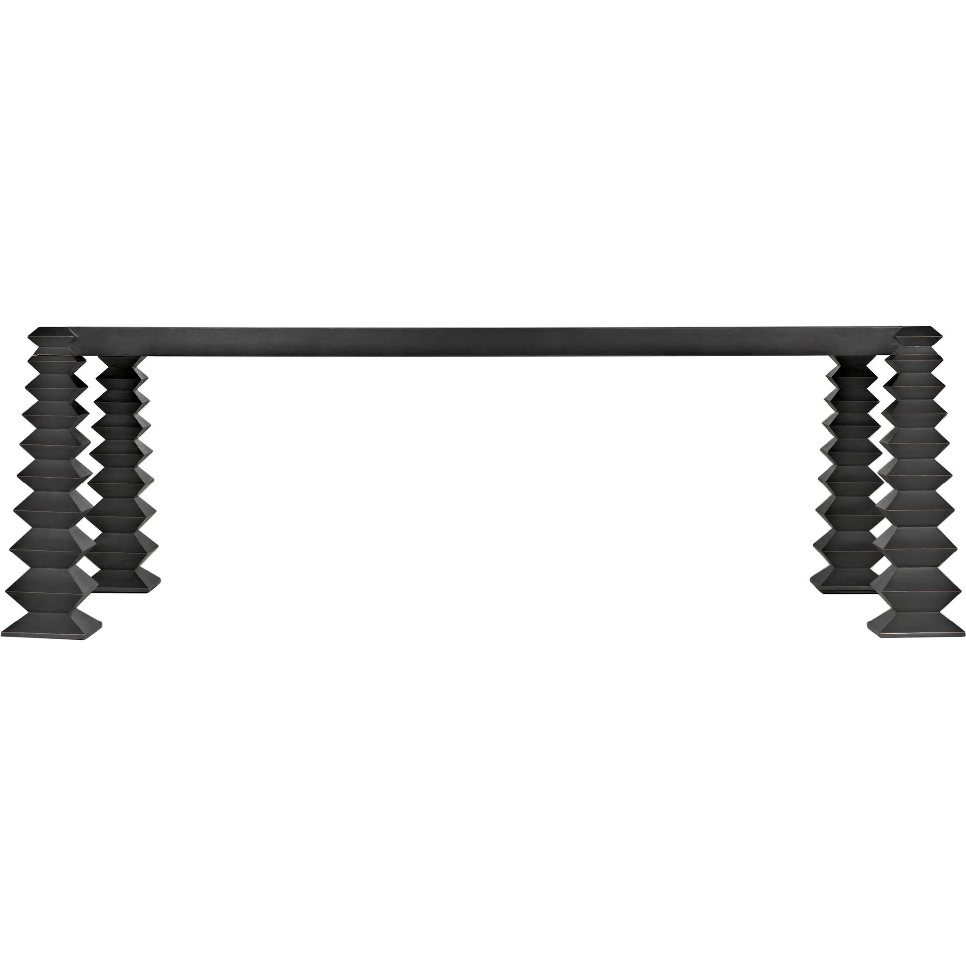 Brancusi Table by Noir in pale. Made from mahogany and veneer in a modern style.