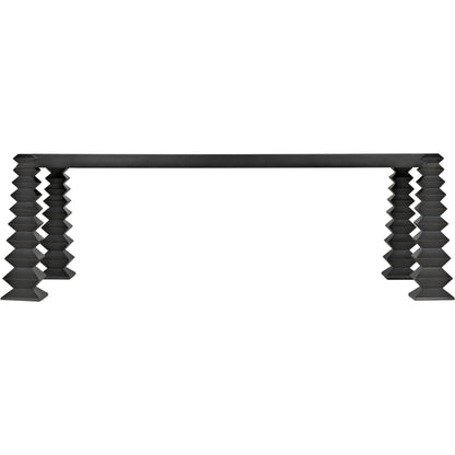 Brancusi Table by Noir in pale. Made from mahogany and veneer in a modern style.