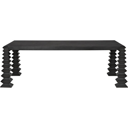 Brancusi Table by Noir in pale. Made from mahogany and veneer in a modern style.
