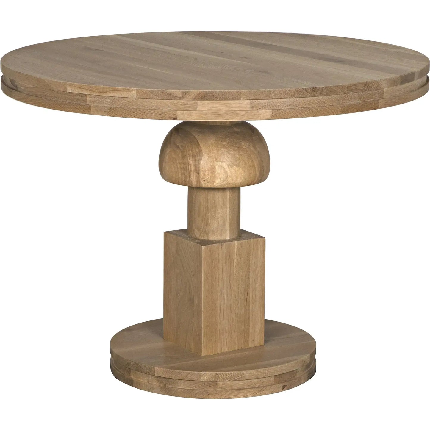 004 SI-2074884 | Primary Silo | Baron Table by Noir in clear flat. Made from white oak in a modern style.