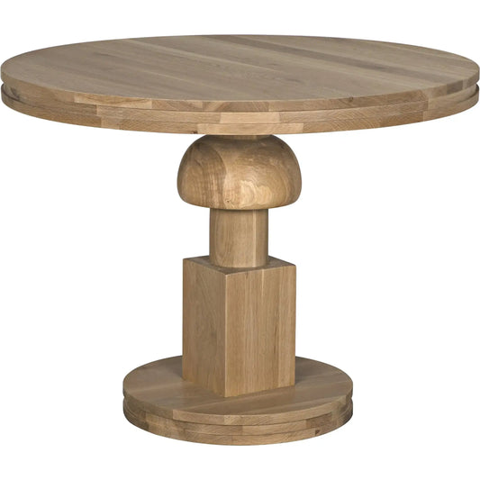 Baron Table by Noir in clear flat. Made from white oak in a modern style.