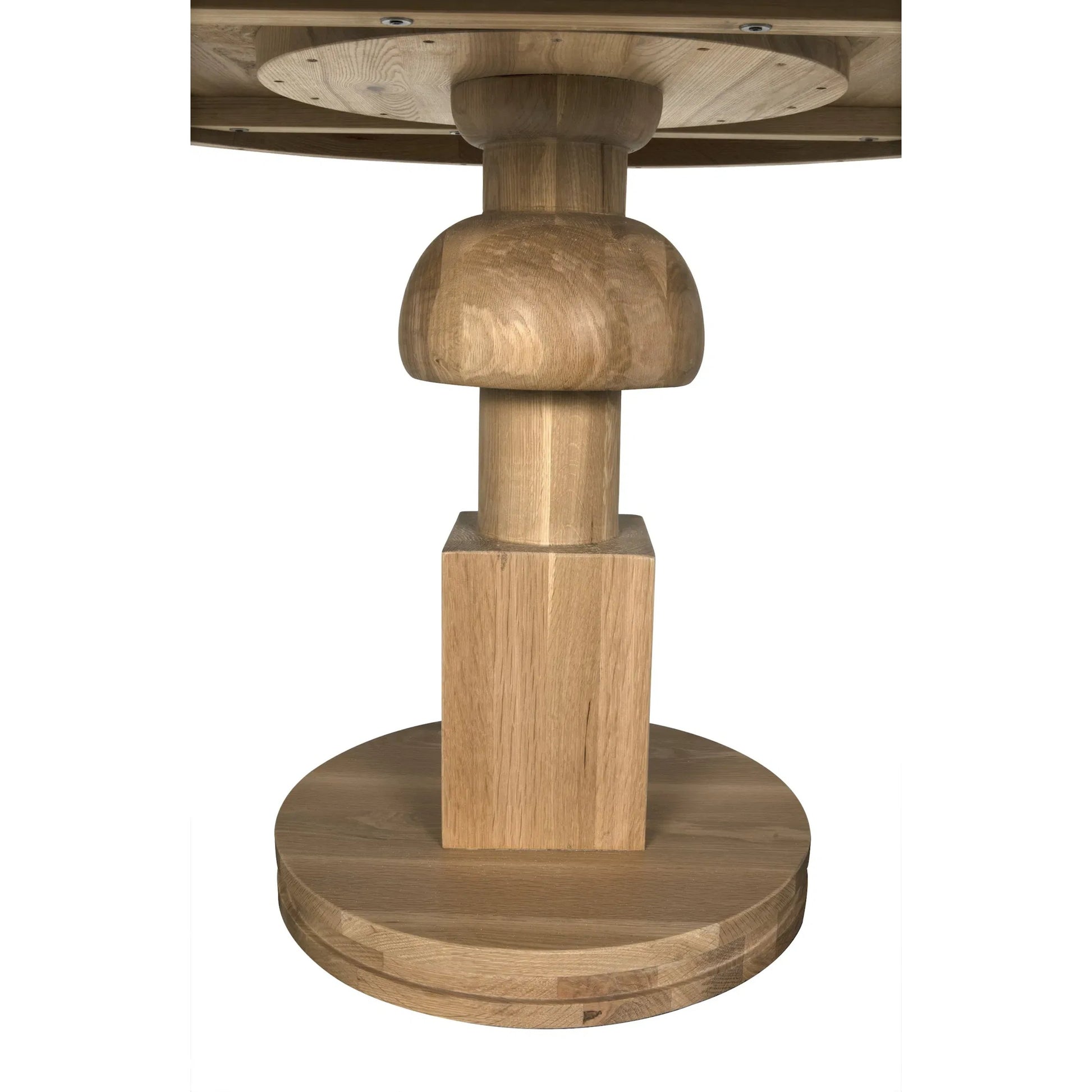 Baron Table by Noir in clear flat. Made from white oak in a modern style.