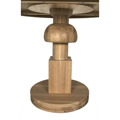 Baron Table by Noir in clear flat. Made from white oak in a modern style.