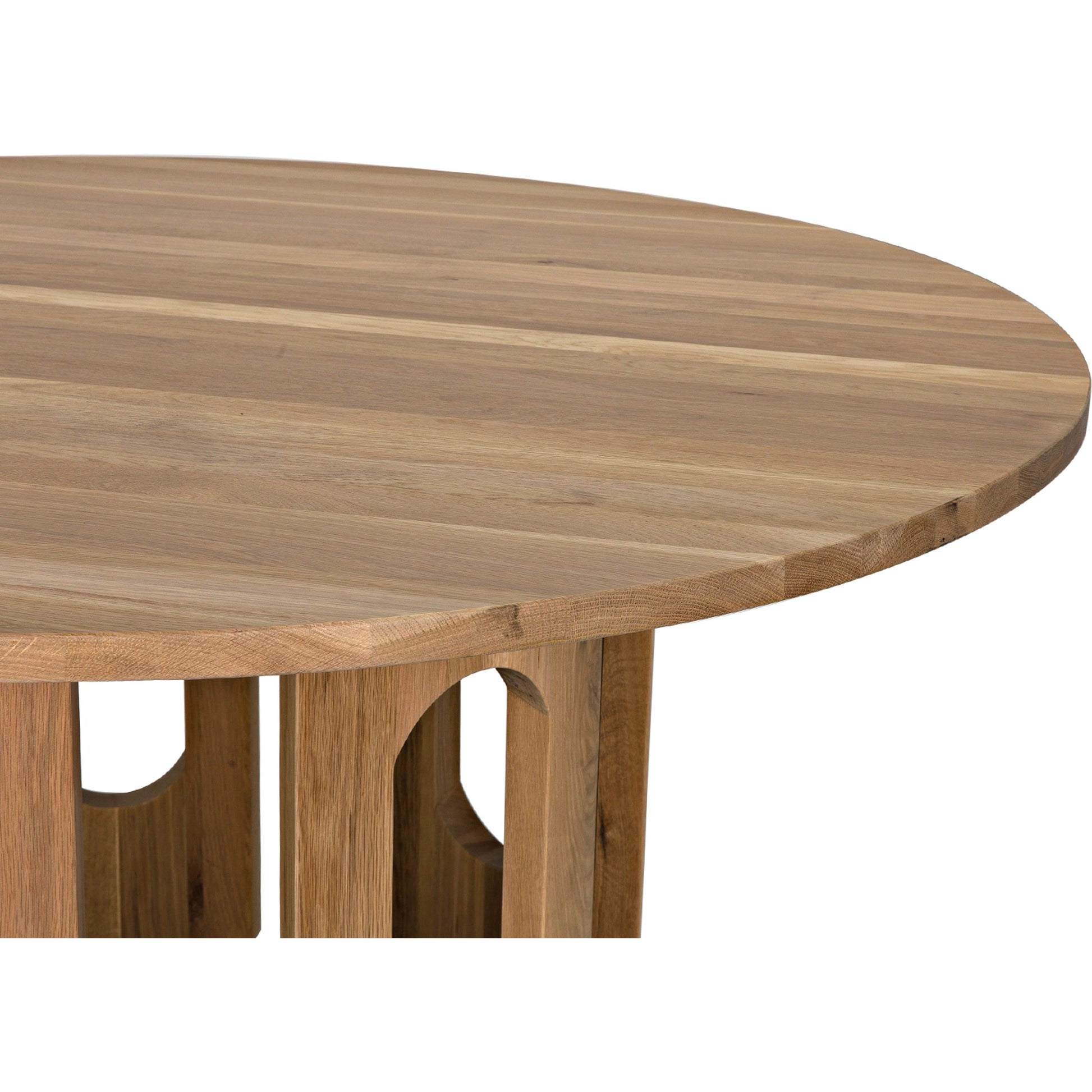 Kirill Table by Noir in clear flat. Made from white oak in a modern style.