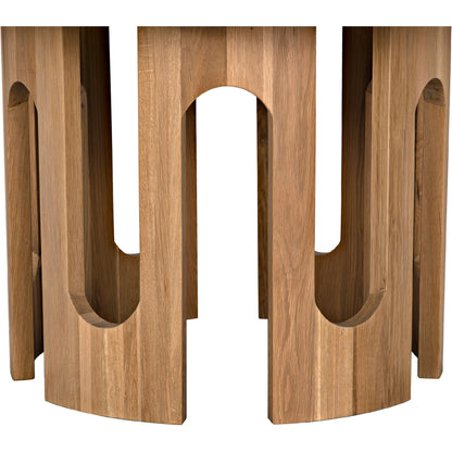 Kirill Table by Noir in clear flat. Made from white oak in a modern style.