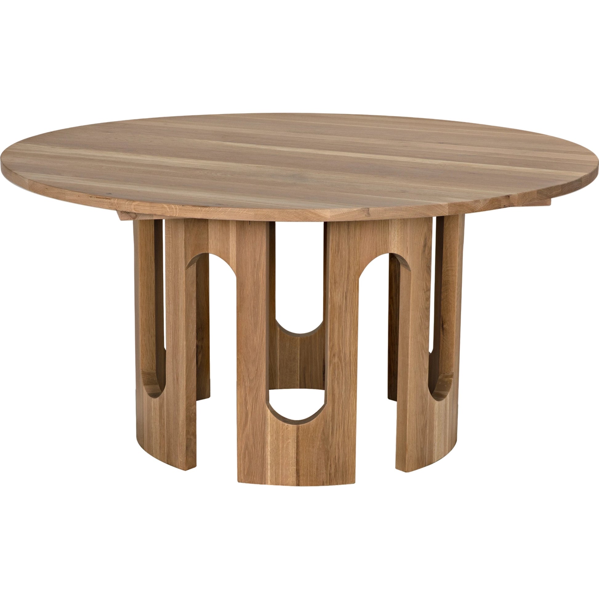 Kirill Table by Noir in clear flat. Made from white oak in a modern style.