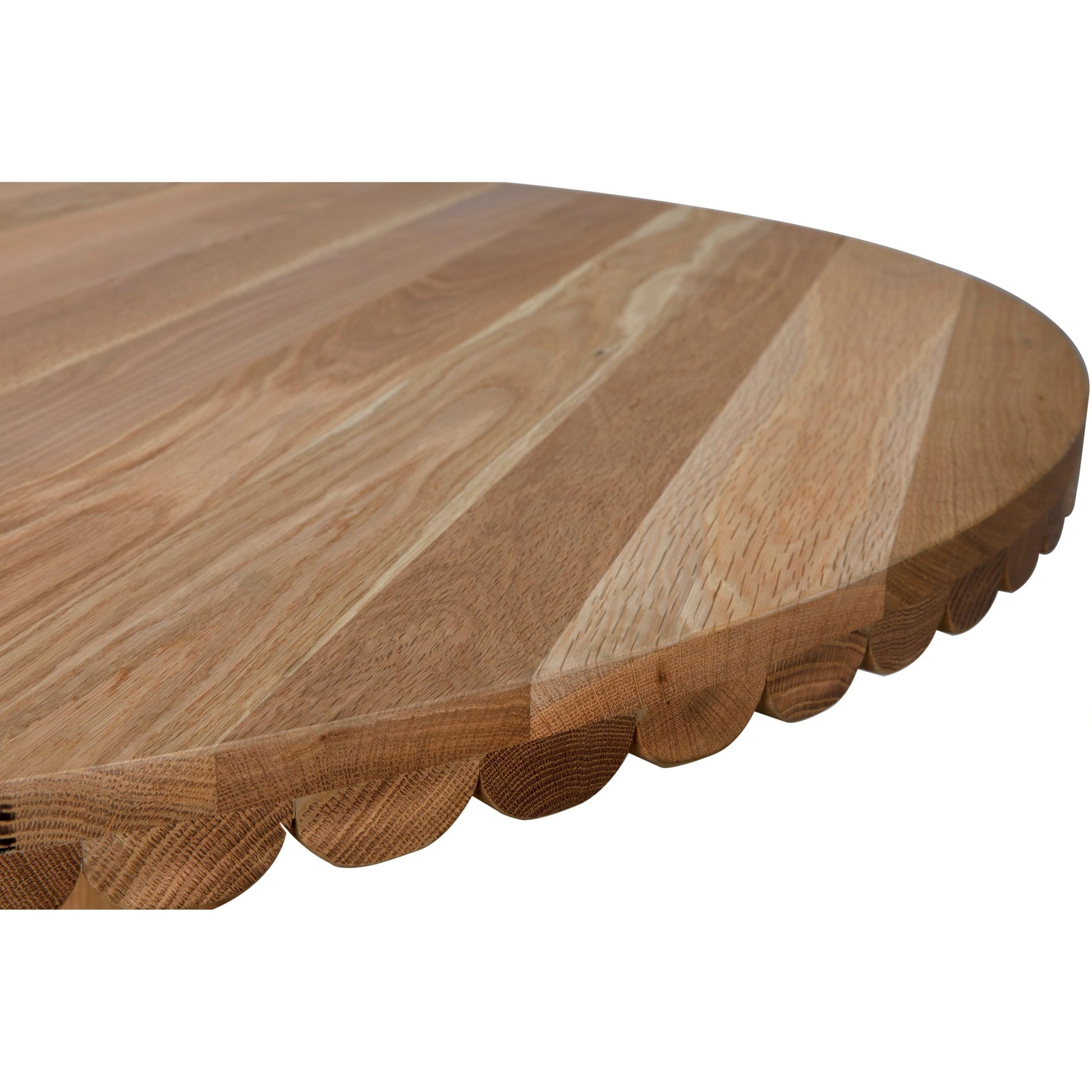 Lane Dining Table by Noir in clear flat. Made from white oak in a modern style.