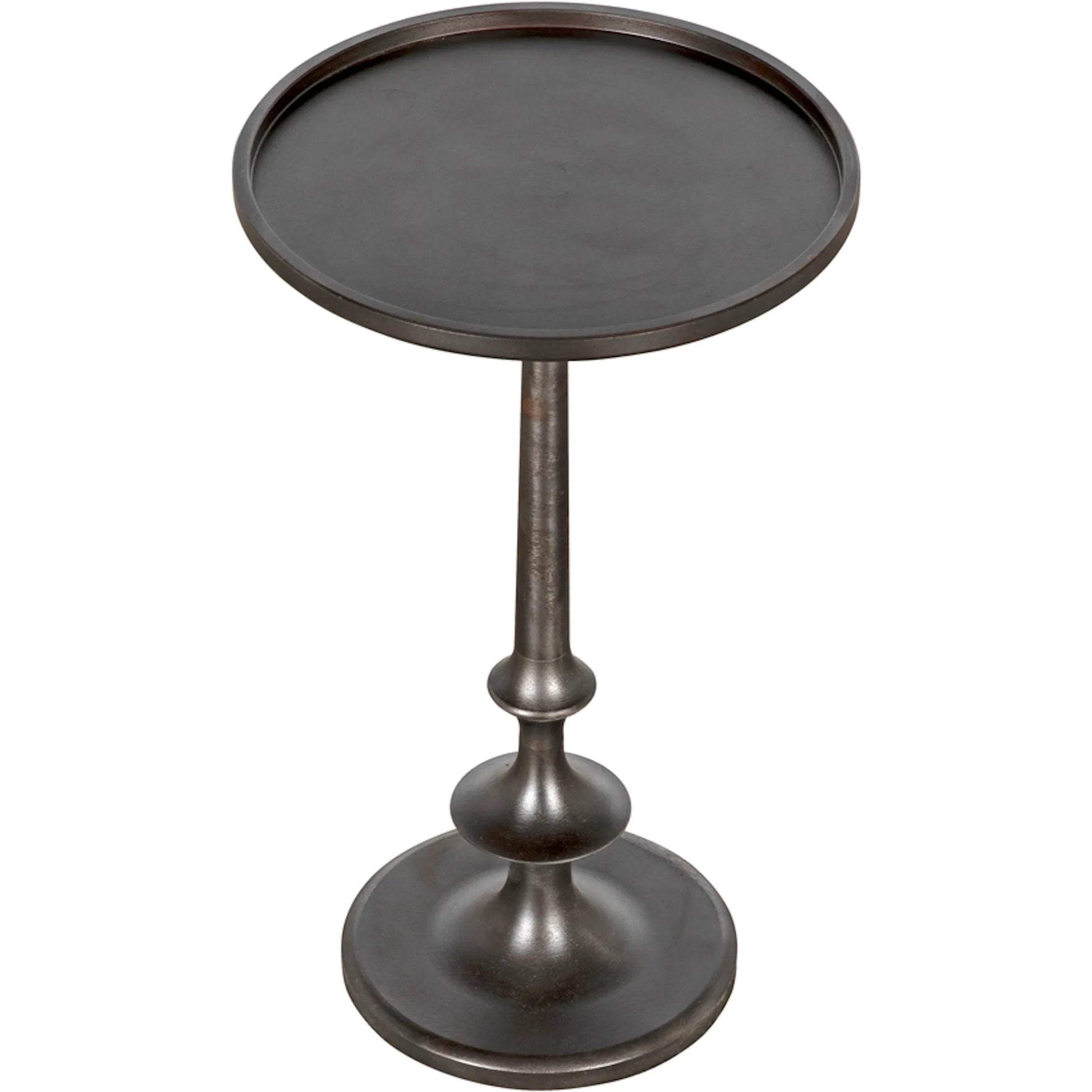 Terni Side Table by Noir in cast iron. Made from cast iron in a traditional style.
