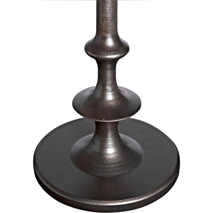 Terni Side Table by Noir in cast iron. Made from cast iron in a traditional style.