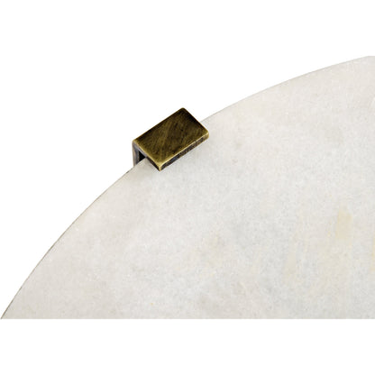 Edith Adjustable Side Table by Noir. Made from metal, quartz in a modern style.