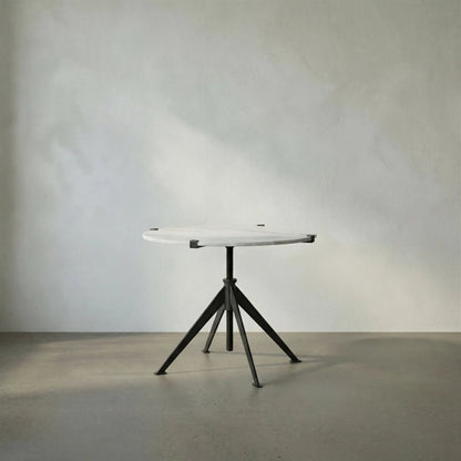 Edith Adjustable Side Table by Noir. Made from metal, quartz in a modern style.