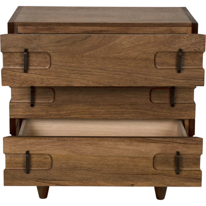 David Side Table by Noir. Made from walnut in a modern style.