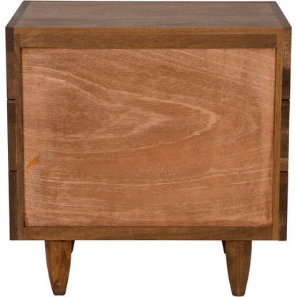David Side Table by Noir. Made from walnut in a modern style.