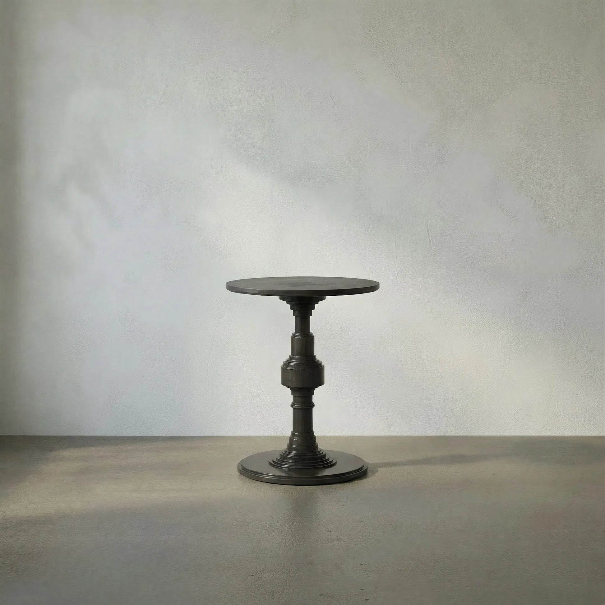 Apollo Side Table by Noir in pale. Made from mahogany in a transitional style.