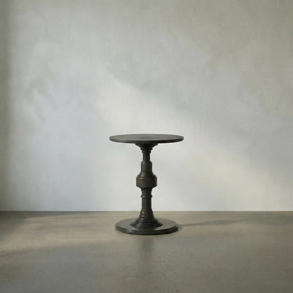 Apollo Side Table by Noir in pale. Made from mahogany in a transitional style.