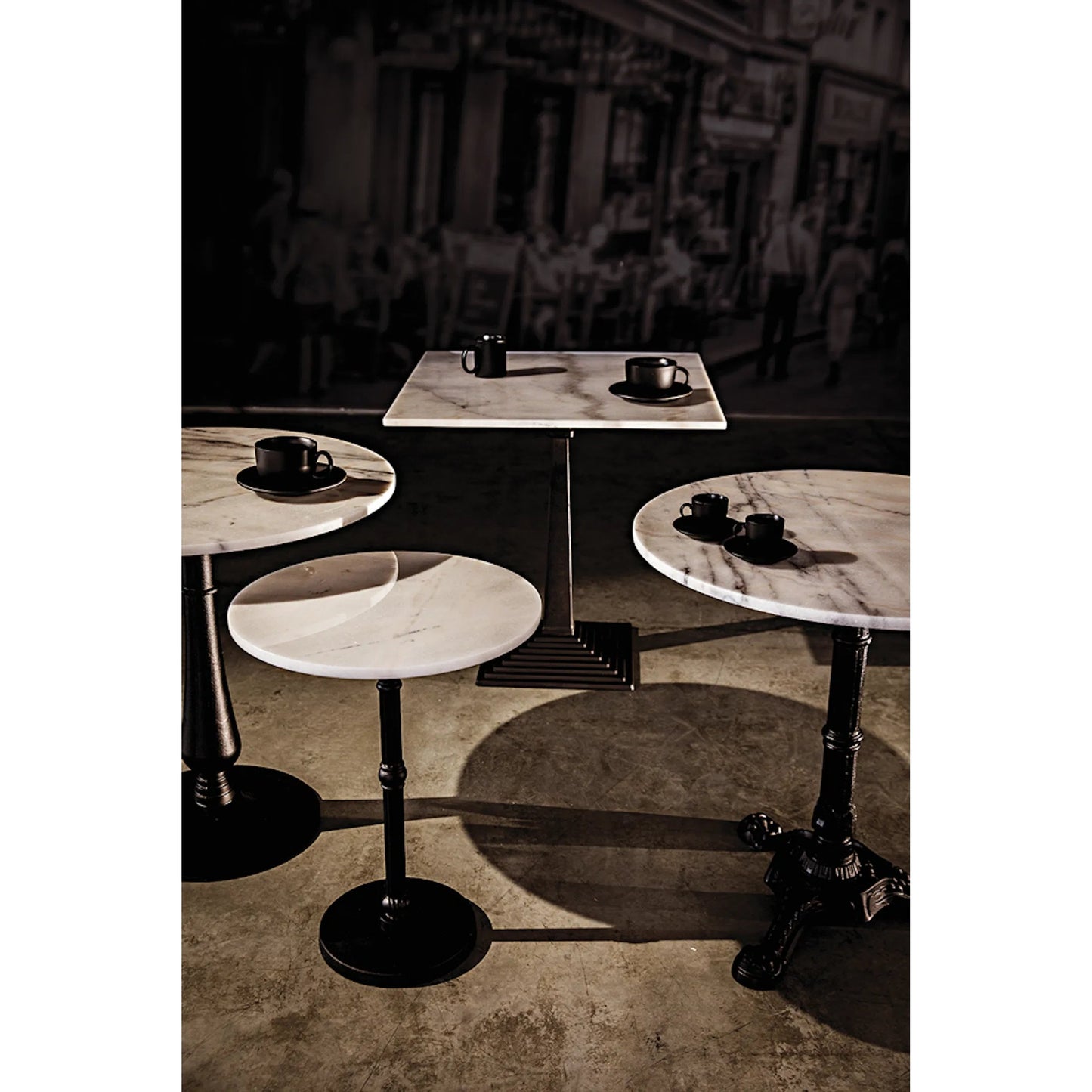 009 S-334551 | Lifestyle | Cobus Side Table by Noir in cast iron, quartz. Made from cast iron, quartz in a transitional style.