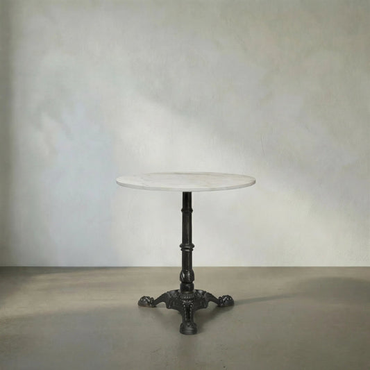 Theresia Side Table by Noir in cast iron, quartz. Made from cast iron, quartz in a traditional style.
