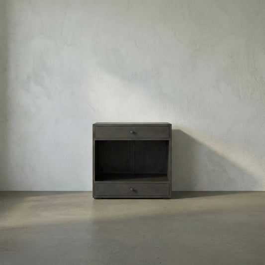 Sumiko Side Table by Noir in pale. Made from mahogany in a modern style.