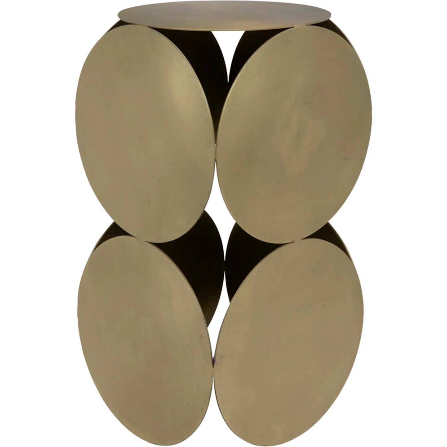 001 S-335052 | Primary Silo | Lola Side Table by Noir in antique brass. Made from metal in a transitional style.