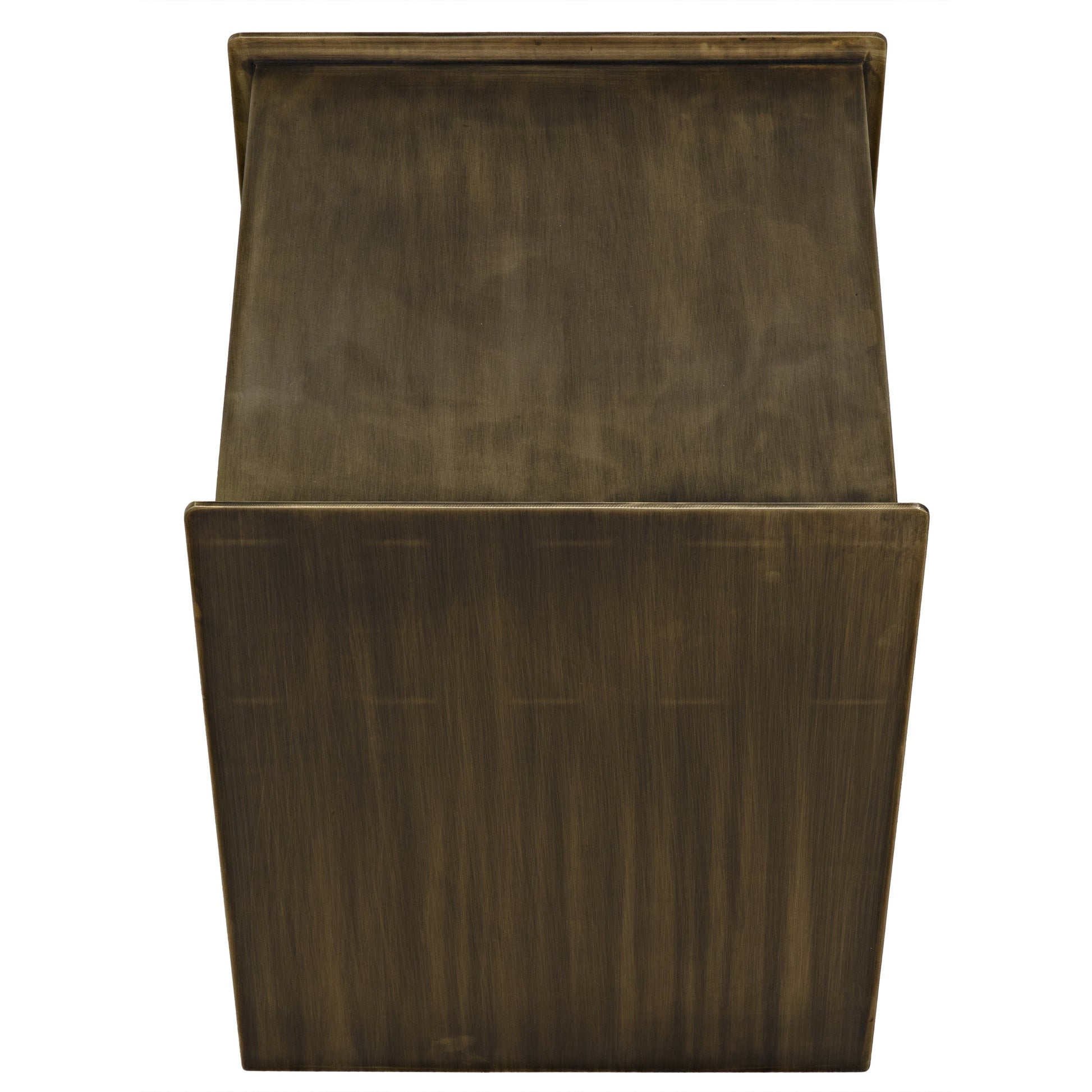 Cyrus Side Table by Noir in aged brass. Made from metal in a modern style.