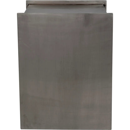 Cyrus Side Table by Noir in aged brass. Made from metal in a modern style.