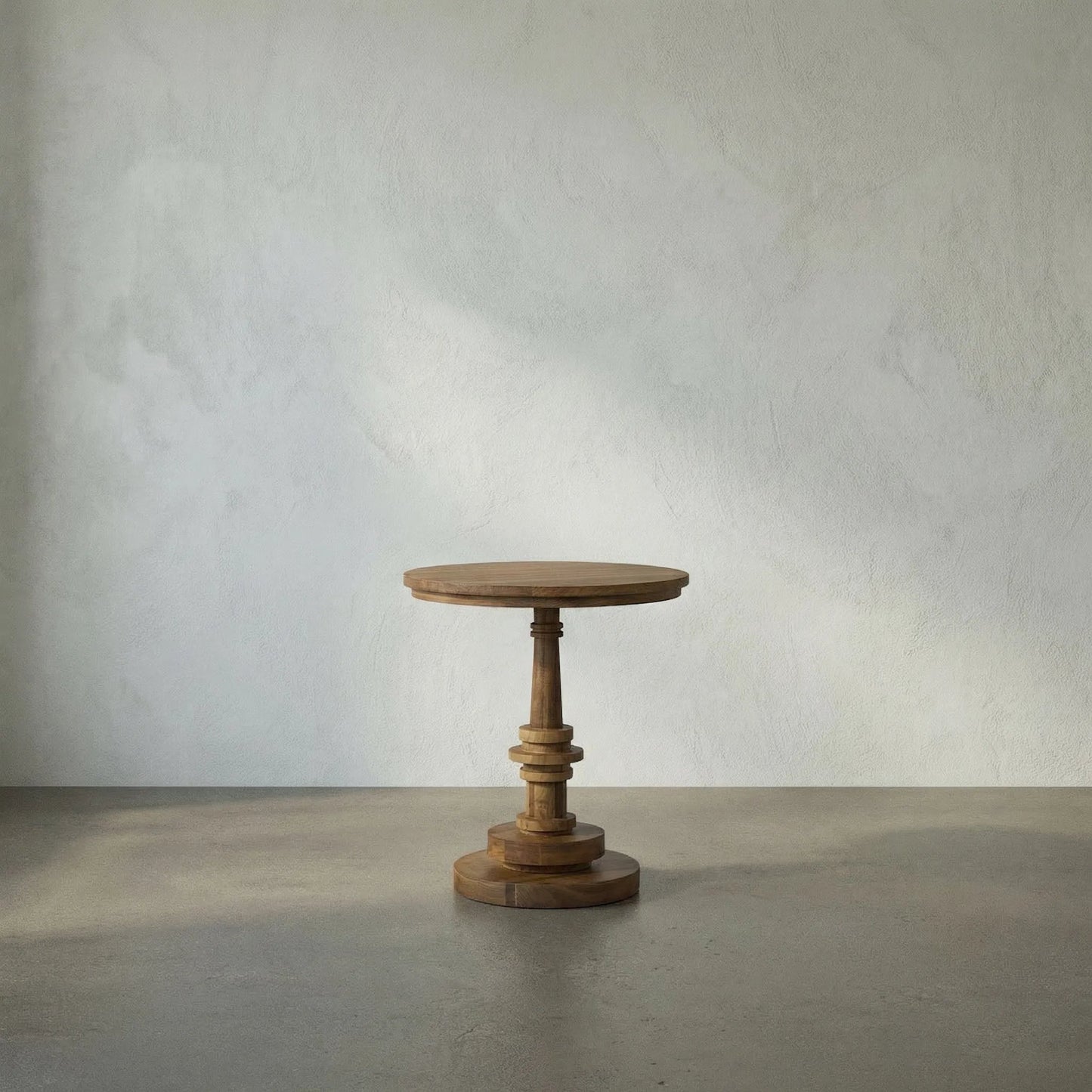 011 S-334575 | Lifestyle | Comodo Side Table by Noir in gold teak. Made from teak in a transitional style.